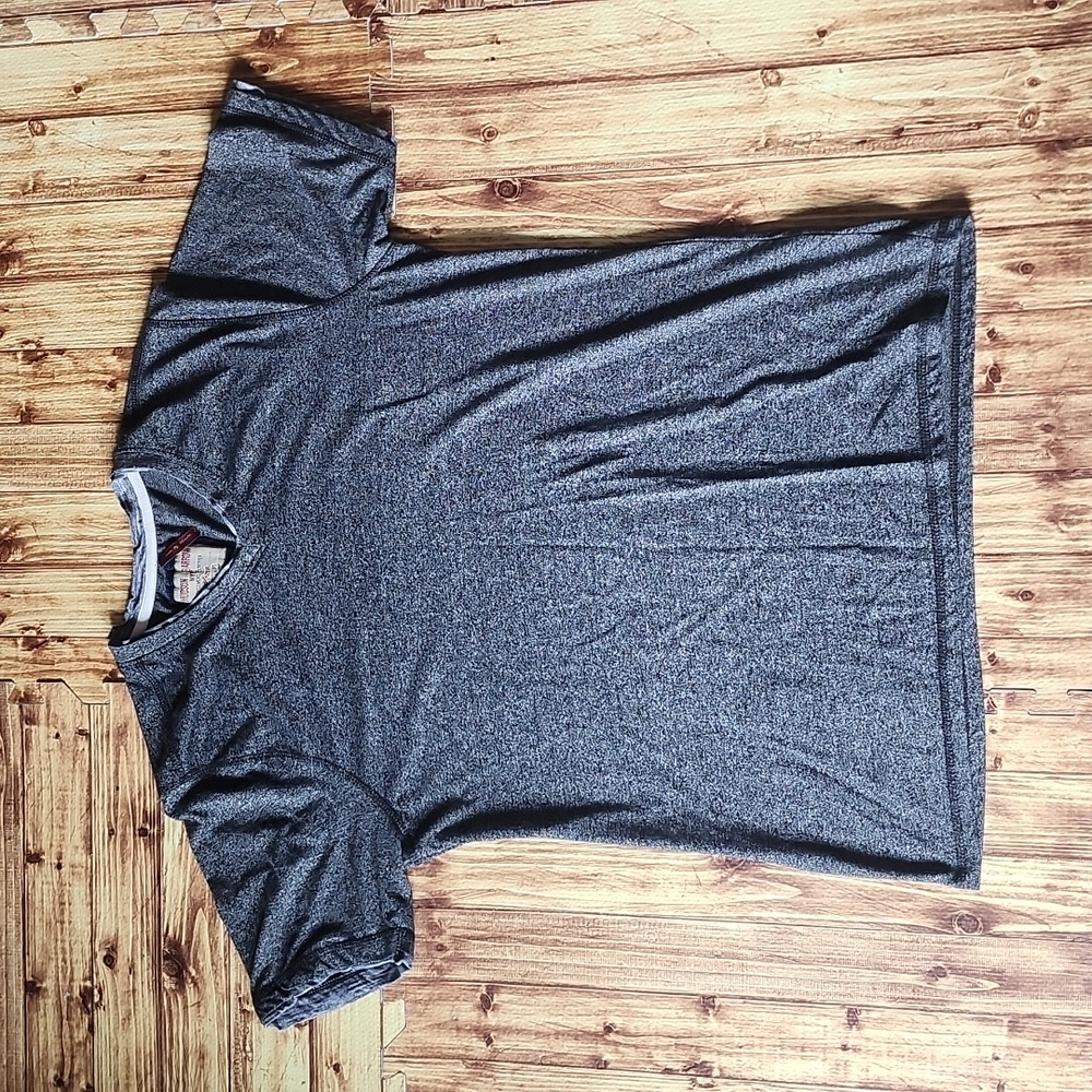 Hudson Barrow NYC grey v-neck T-shirt
